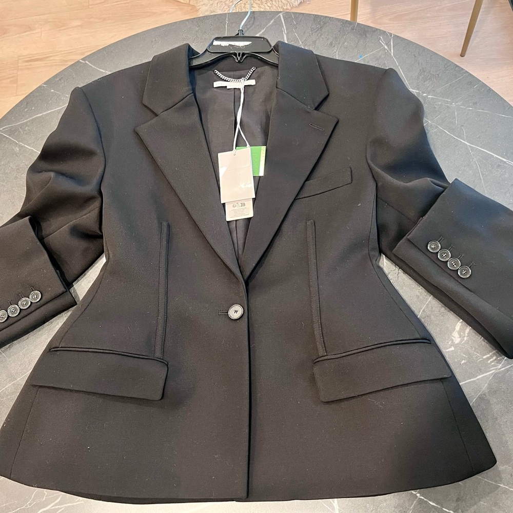 Stella McCartney
Sculpted Wool Twill Blazer